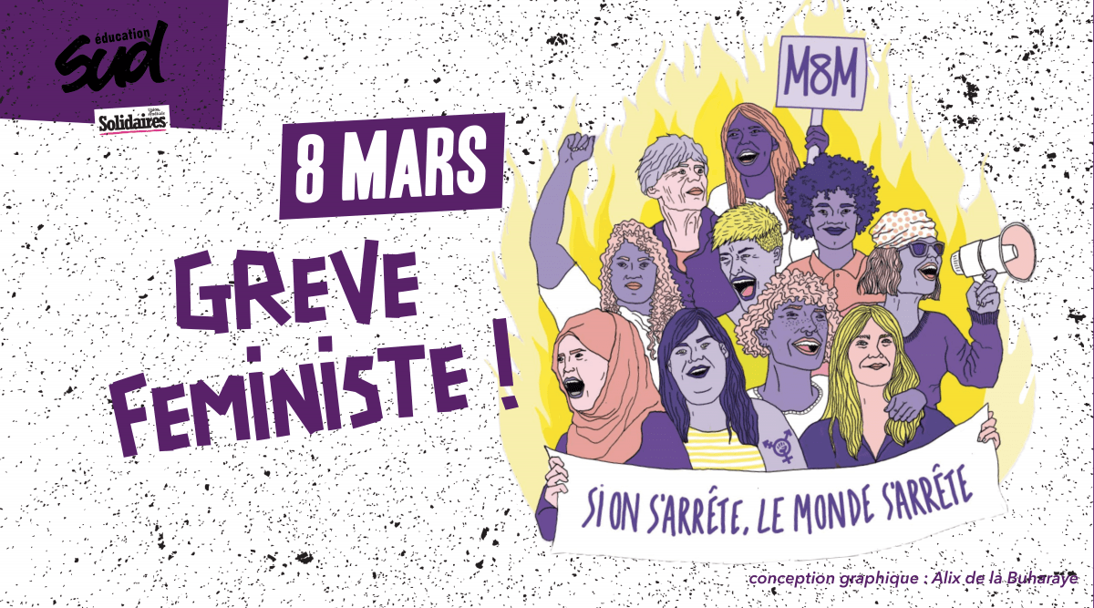 8 Mars Grève Féministe Sud éducation Bouches Du Rhône